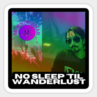 No Sleep 'Til Wanderlust Sticker